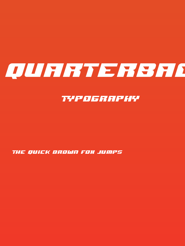 QUARTERBACK Poster
