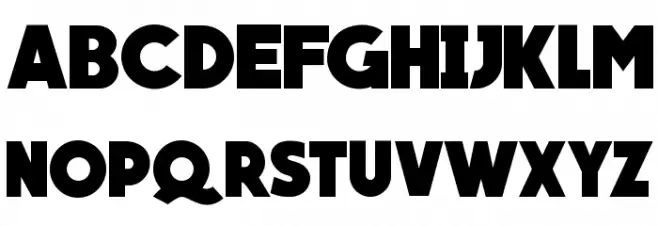 QUARTZO Bold Шрифта ВЕРХНИЙ