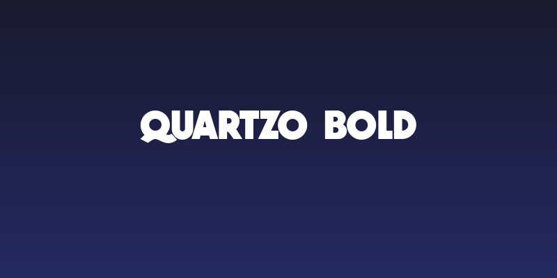 QUARTZO Bold Social Header