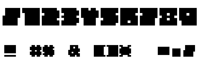 QUBE Font OTHER CHARS