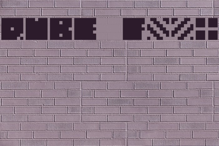 QUBE Font examples