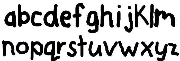 QUBO Ask Me Font LOWERCASE