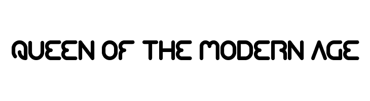QUEEN OF THE MODERN AGE  font caratteri gratis