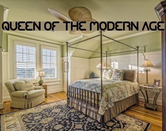 QUEEN OF THE MODERN AGE Font examples