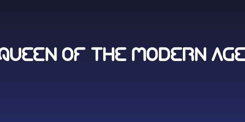 QUEEN OF THE MODERN AGE Social Header