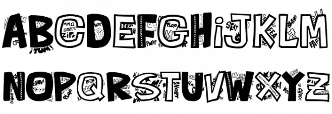 QUEFONTita!-Black Schriftart Groß