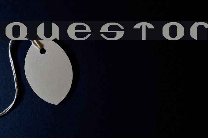 QUESTOR Font examples