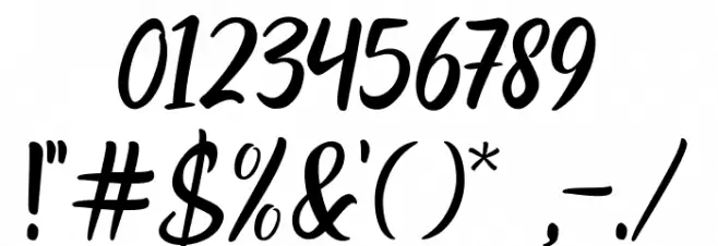 QUICK BRIDGE Font OTHER CHARS