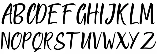QUICK BRIDGE Font Litere mari