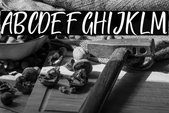 QUICK BRIDGE Font examples