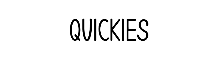 QUICKIES  Frei Schriftart Herunterladen
