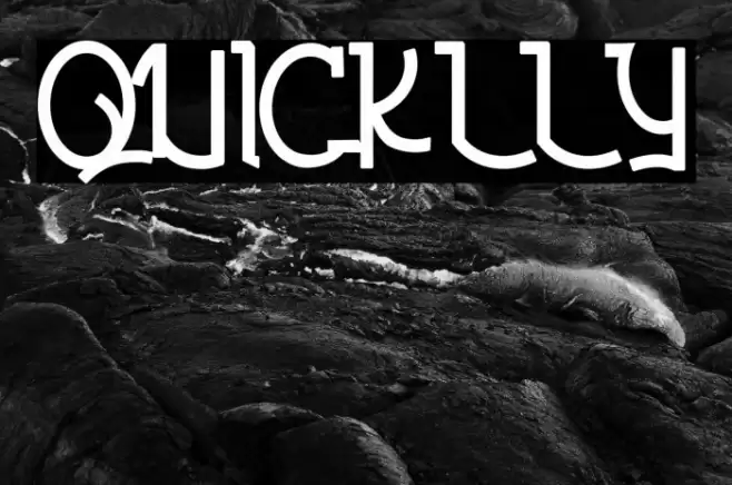 QUICKLLY Font examples