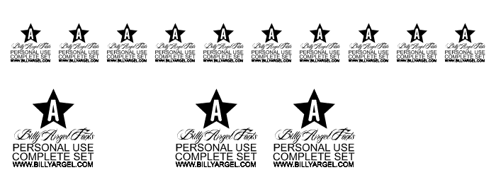 QUICKLY PERSONAL USE Regular Font OTHER CHARS