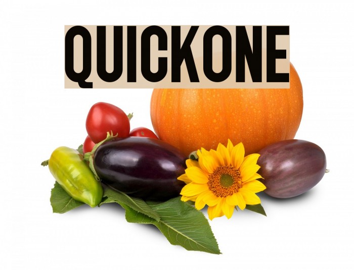 QUICKONE Font examples