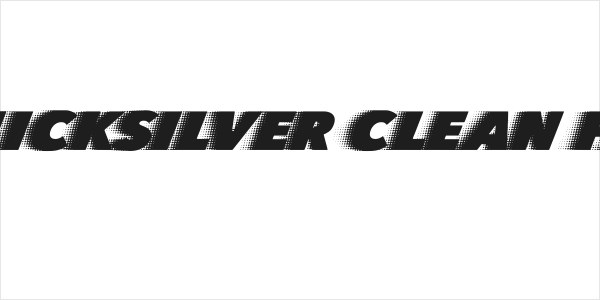 QUICKSILVER CLEAN FAST Logo