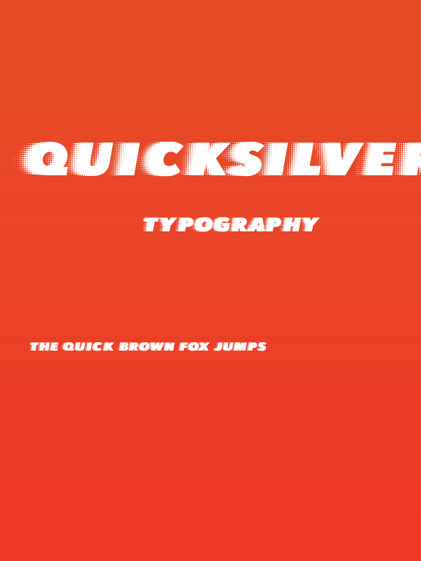 QUICKSILVER CLEAN SPACED Poster