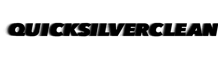 QUICKSILVER CLEAN  免费字体下载