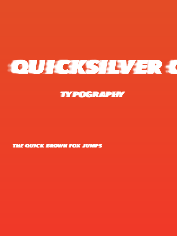 QUICKSILVER CLEAN Poster