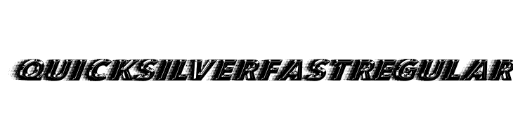 QUICKSILVER FAST Regular  Скачать бесплатные шрифты