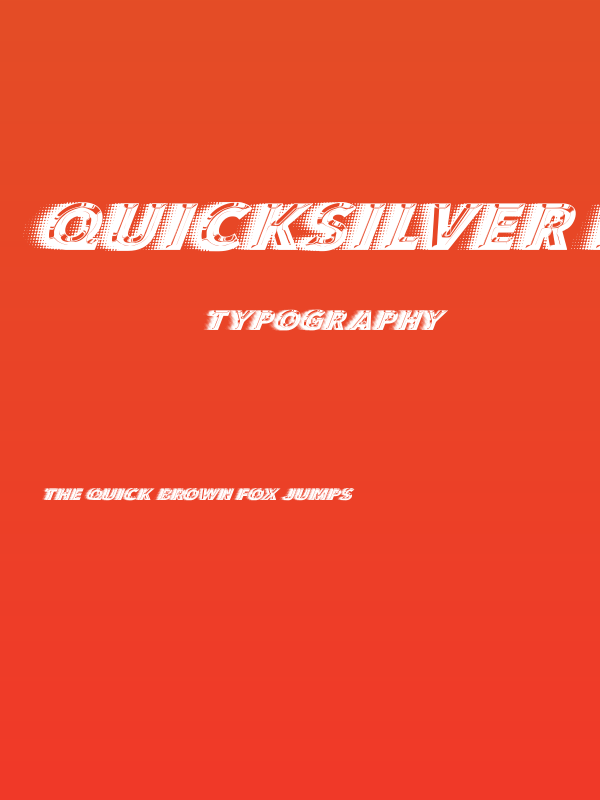 QUICKSILVER FAST Regular Poster
