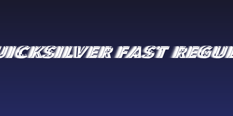 QUICKSILVER FAST Regular Social Header