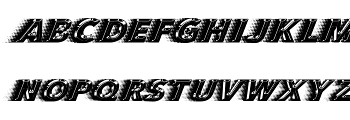 QUICKSILVER FAST Regular Font LOWERCASE