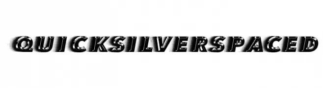 QUICKSILVER SPACED  Descarca Fonturi Gratis