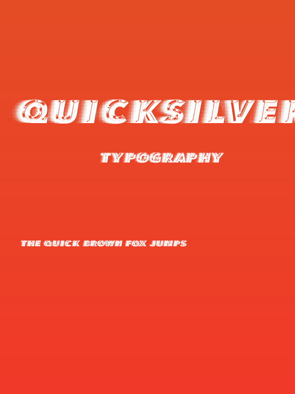 QUICKSILVER SPACED Poster