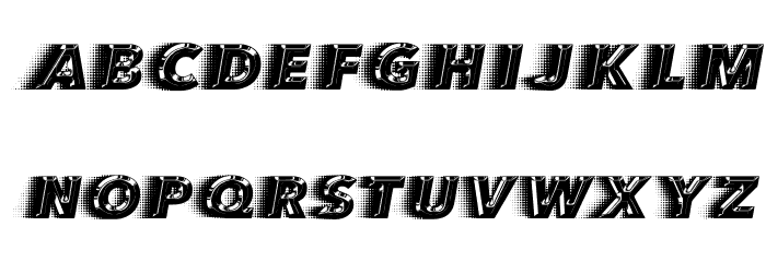 QUICKSILVER SPACED Font LOWERCASE