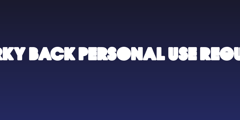 QUIRKY BACK PERSONAL USE Regular Social Header