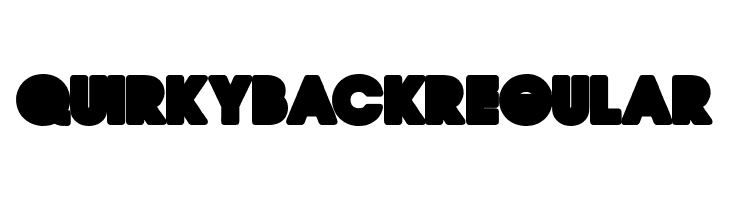 QUIRKY BACK Regular  font caratteri gratis