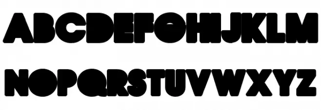 QUIRKY BACK Regular Polices MAJUSCULES