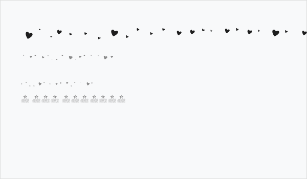 QUIRKY LOVE HEARTS PERSONAL USE Regular Business Card