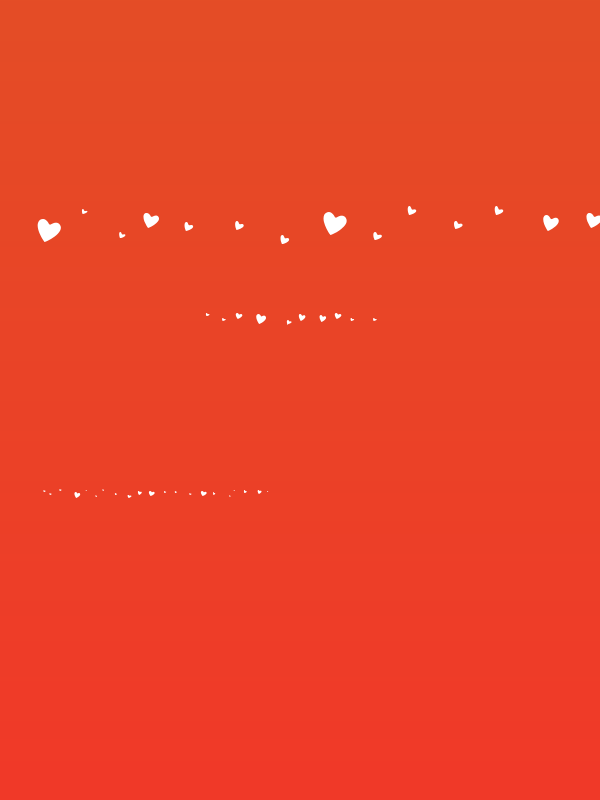 QUIRKY LOVE HEARTS PERSONAL USE Regular Poster