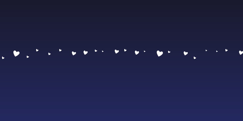 QUIRKY LOVE HEARTS PERSONAL USE Regular Social Header