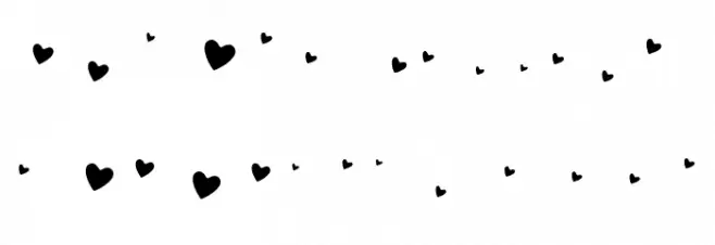 QUIRKY LOVE HEARTS Regular Schriftart Groß