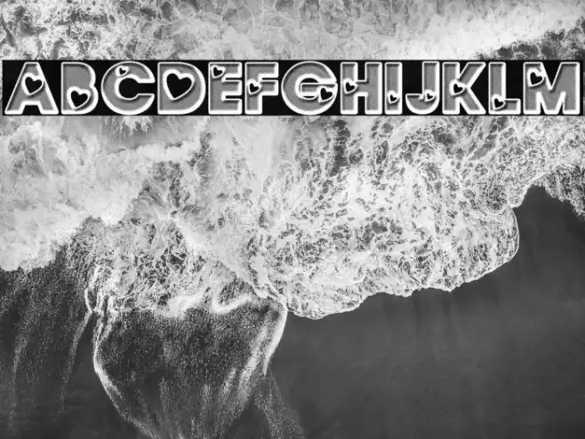 QUIRKY LOVE PERSONAL USE Regular Font examples