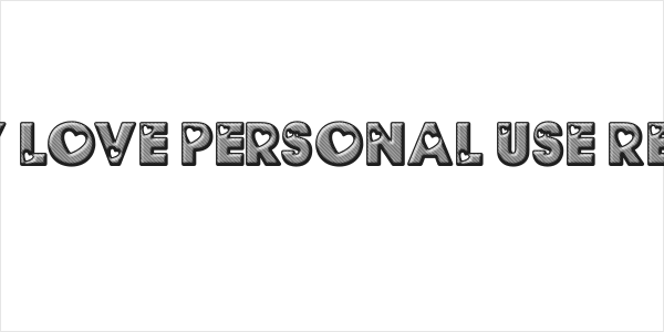 QUIRKY LOVE PERSONAL USE Regular Logo