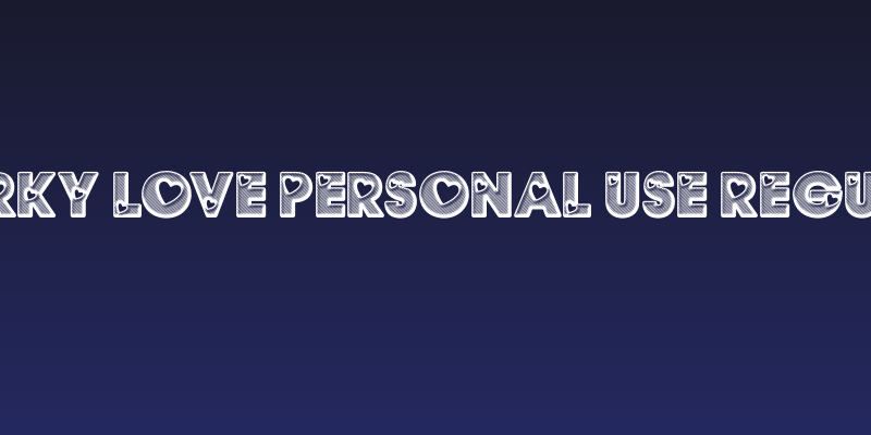 QUIRKY LOVE PERSONAL USE Regular Social Header