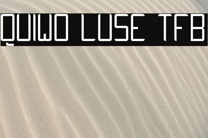 QUIWO LUSE TFB Example 1