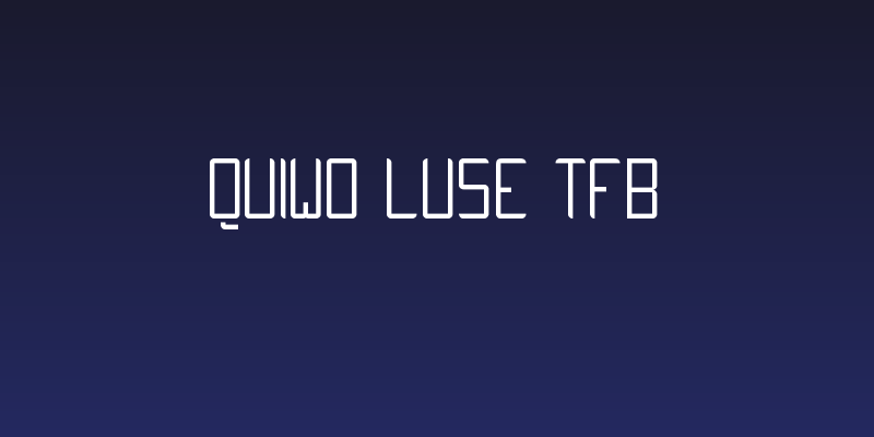 QUIWO LUSE TFB Social Header