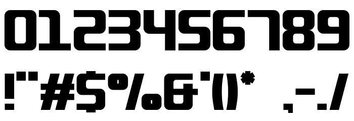 QUUB Black Font OTHER CHARS