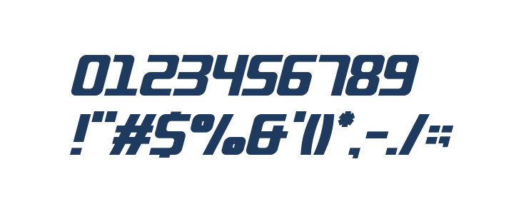 QUUB Black_Italic Other Characters