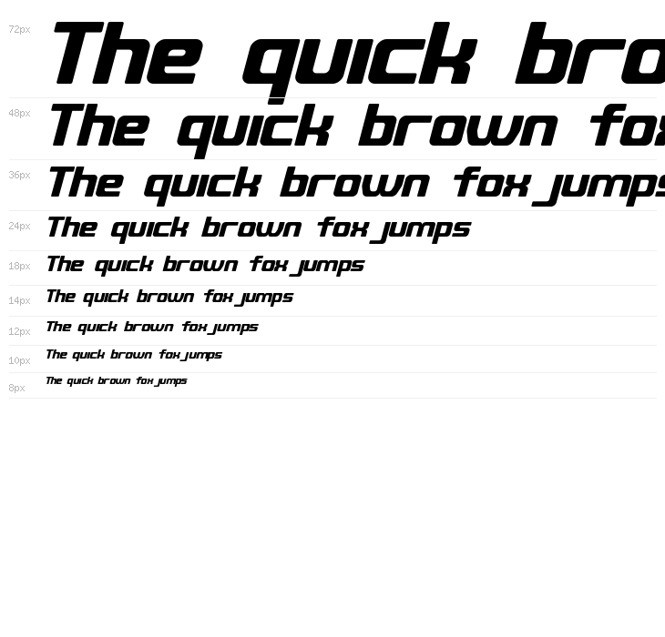QUUB Black_Italic_R Waterfall