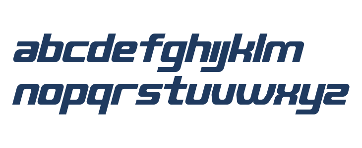 QUUB Black_Italic Lowercase