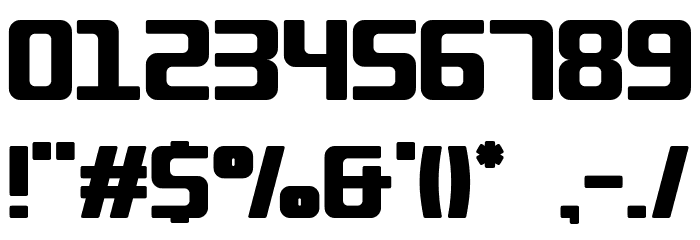 QUUB Black_R Font OTHER CHARS