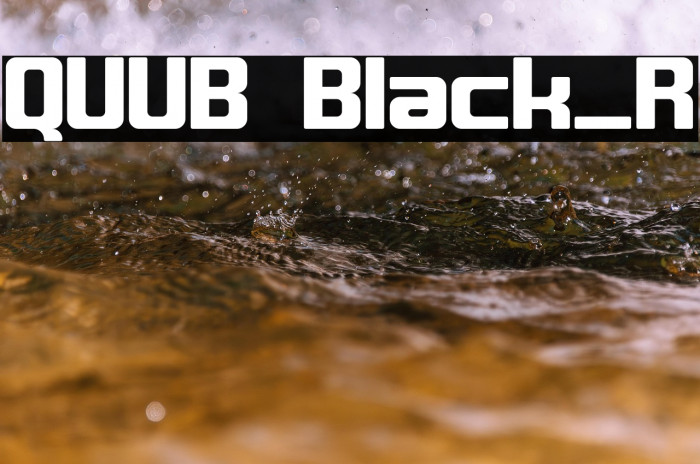 QUUB Black_R Example 3