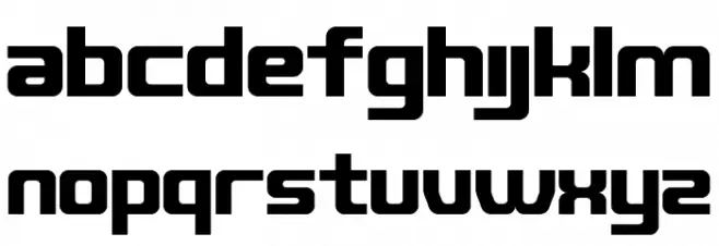 QUUB Black フォント 小文字