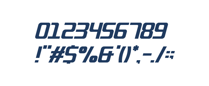 QUUB Bold_Italic Other Characters