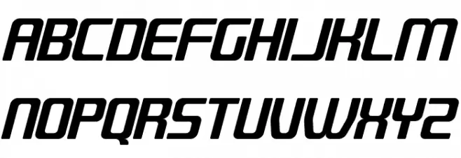 QUUB Bold_Italic_R Fuentes MAYÚSCULAS
